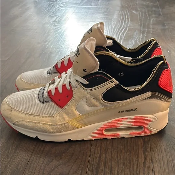 Nike Air Max III PRM. Archetype Bright Crimson. Size 13 - Picture 3 of 9